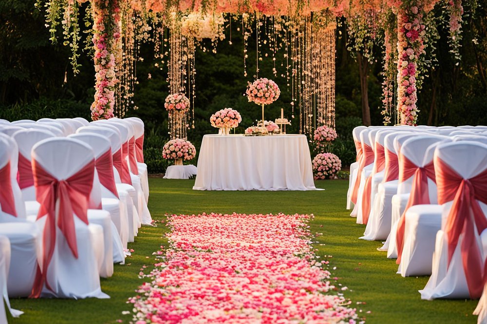 room-with-chandelier-flowers-ceiling 1